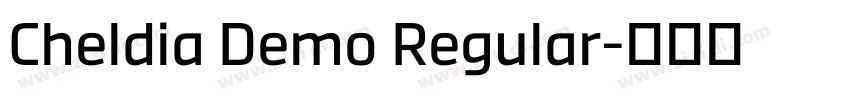 Cheldia Demo Regular字体转换